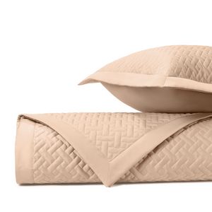 Home Treasures Basket Weave Quilted Bedding - Blush.