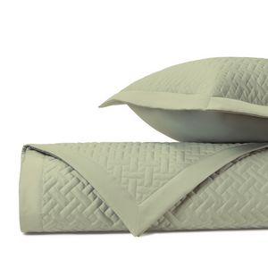 Home Treasures Basket Weave Quilted Bedding - Crystal Green.