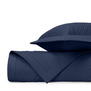 Home Treasures Blaze Quilted Bedding - Navy Blue.