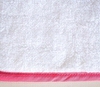 Home Treasures Bodrum Towel Collection - White/Bri Pink.