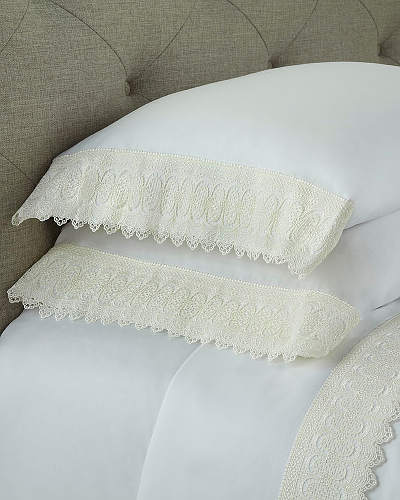 Home Treasures Bedding Bonaire Lace Collection - Bedding with Lace