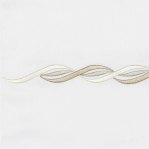 Home Treasures Cadence Bedding Collection Embroidery Color - Natural.