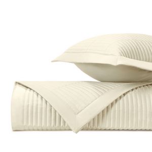 Home Treasures Channel Quilted Bedding - Ivory.