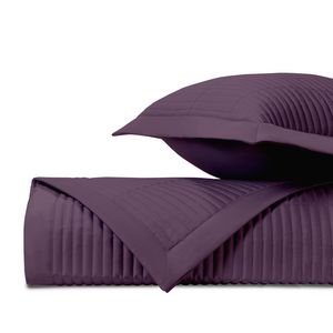Home Treasures Channel Quilted Bedding - Purple.