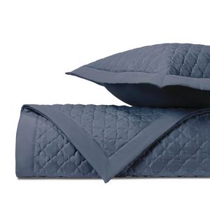 Home Treasures Clover Quilted Bedding - Stone Blue.