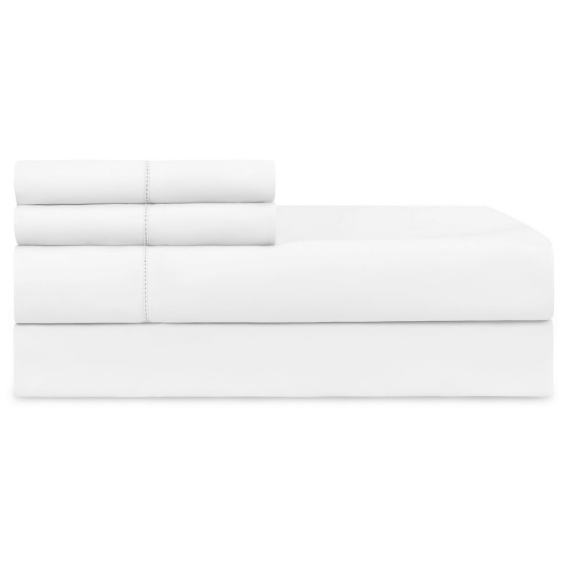 Home Treasures Bedding Darcy Percale Fabric - White.