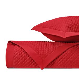 Home Treasures Diamond Quilted/Royal Sateen Bedding - Bri Red.