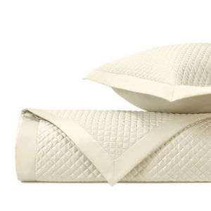 Home Treasures Diamond Quilted/Royal Sateen Bedding - Ivory.
