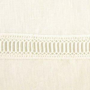Home Treasures Doric Table Linen Color - Ivory/White.
