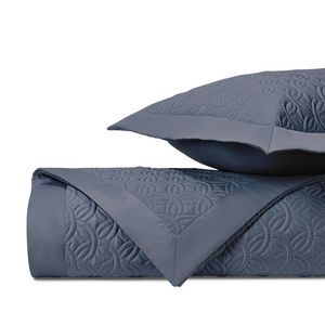 Home Treasures Duomo Quilted Bedding - Stone Blue.