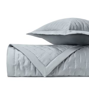 Home Treasures Fil Coupe Quilted Sateen Bedding - Blue Gray.