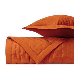 Home Treasures Fil Coupe Quilted Sateen Bedding - Clementine.