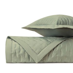 Home Treasures Fil Coupe Quilted Sateen Bedding - Crystal Green.
