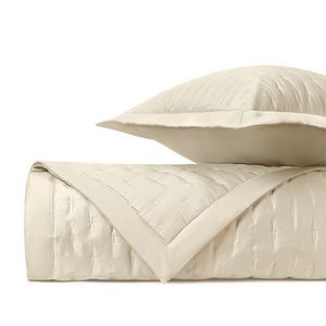 Home Treasures Fil Coupe Quilted Sateen Bedding - Ivory.