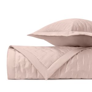 Home Treasures Fil Coupe Quilted Sateen Bedding - Light Pink.