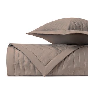 Home Treasures Fil Coupe Quilted Sateen Bedding - Mist Gray.