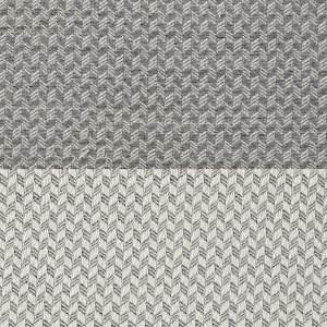 Home Treasures Bedding fabric in Smoke Gray color showing Contrasting color.