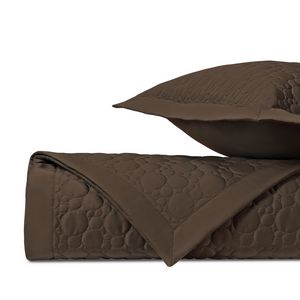 Home Treasures Globe Quilted Bedding - Chocolate.