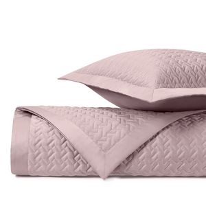 Home Treasures Houndstooth Quilted Bedding - Incenso Lavender.