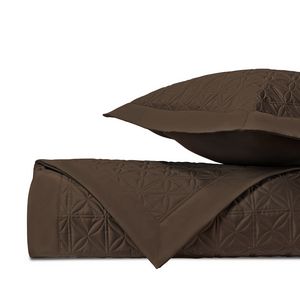 Home Treasures Isla Quilted Bedding - Chocolate.