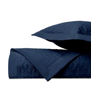 Home Treasures Isla Quilted Bedding - Navy Blue.