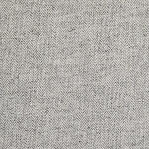 HomeTreasures Linens Jackson - Cotton Flannel Bedding Fabric - Pewter Herringbone.