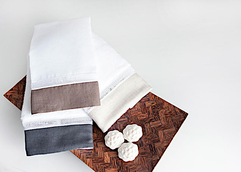 Home Treasures Towels - Linea Guest Towel Collection.