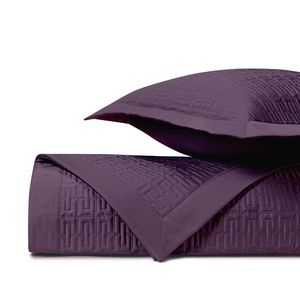 Home Treasures Londres Quilted Bedding Collection - Purple.