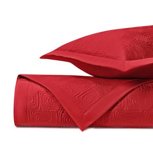 Home Treasures Maze Quilted Bedding - Bri Red.