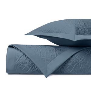Home Treasures Mystique Quilted Bedding - Slate Blue.