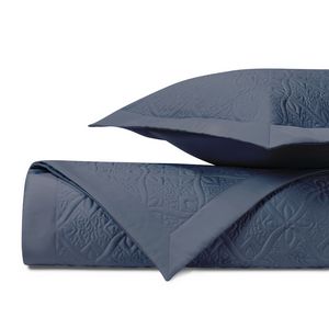 Home Treasures Mystique Quilted Bedding - Stone Blue.