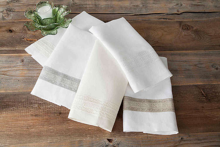 Home Treasures Towels - Pamela French Lace Towel Collection