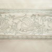 Home Treasures Bedding Paris Embroidery Collection - Ivory/Eucalipto.