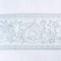 Home Treasures Bedding Paris Embroidery Collection - White/Blue.