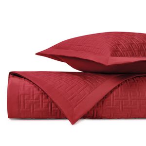 Home Treasures Parquet Quilted Bedding - Bri Red.