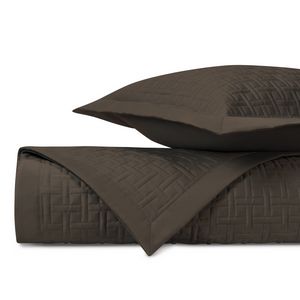 Home Treasures Parquet Quilted Bedding - Chocolate.