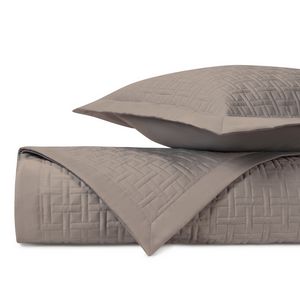 Home Treasures Parquet Quilted Bedding - Mist Gray.