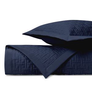 Home Treasures Parquet Quilted Bedding - Navy Blue.