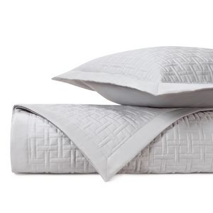 Home Treasures Parquet Quilted Bedding - Pebble.