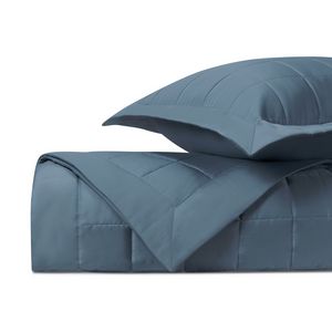 Home Treasures Plateau Quilted Bedding - Slate Blue.