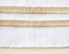 Home Treasures Ribbons Towel Close-up - White/Sempione.