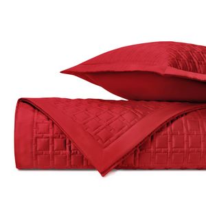 Home Treasures Square Quilted Bedding - Bri Red.