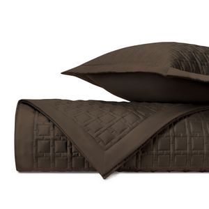 Home Treasures Square Quilted Bedding - Chocolate.