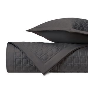 Home Treasures Square Quilted Bedding - Grisaglia Gray.
