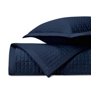 Home Treasures Time Square Quilted Bedding - Navy Blue.