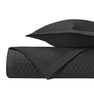 Home Treasures Trinity Quilted Bedding Collection - Black.
