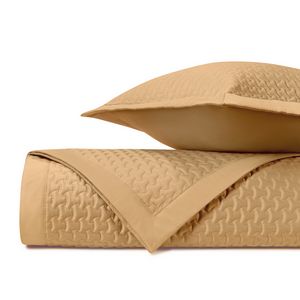 Home Treasures Trinity Quilted Bedding Collection - Gold.