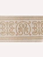 Home Treasures Bedding Venice VEI1 Collection Fabric - White/Sable.