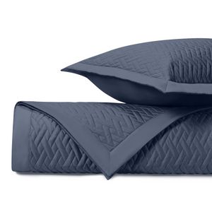 Home Treasures Viscaya Quilted Bedding - Stone Blue.
