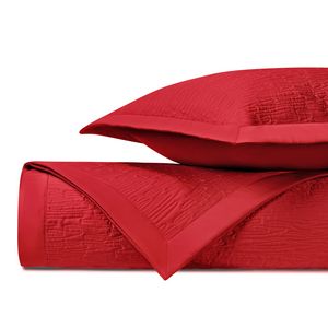 Home Treasures Wave Quilted Bedding - Bri Red.